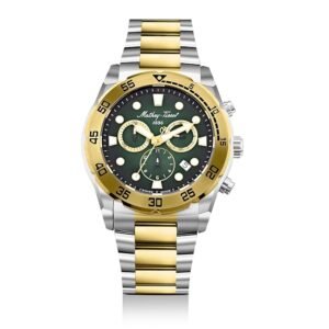 Mathy-Tissot Siwss Made Bolton II Quartz Green Dial Watch for Men - H121CHBV